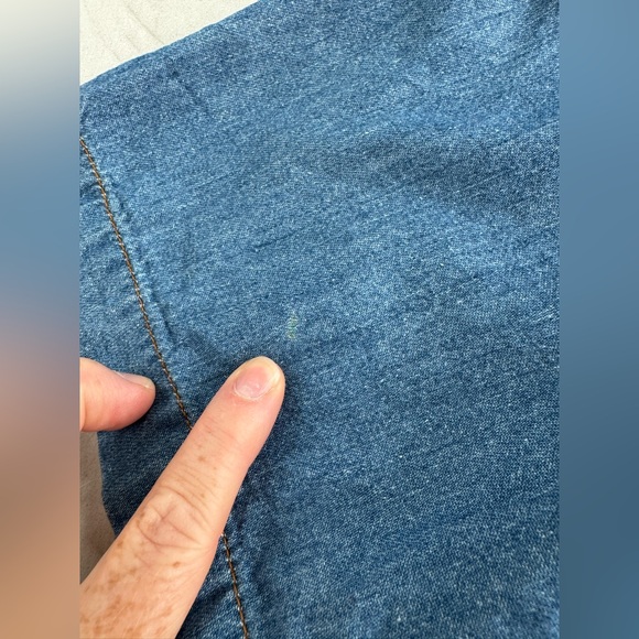 Vintage Women’s Denim Dollcore
Babydoll Floral Collar Mini Dress size Medium. - Picture 7 of 8